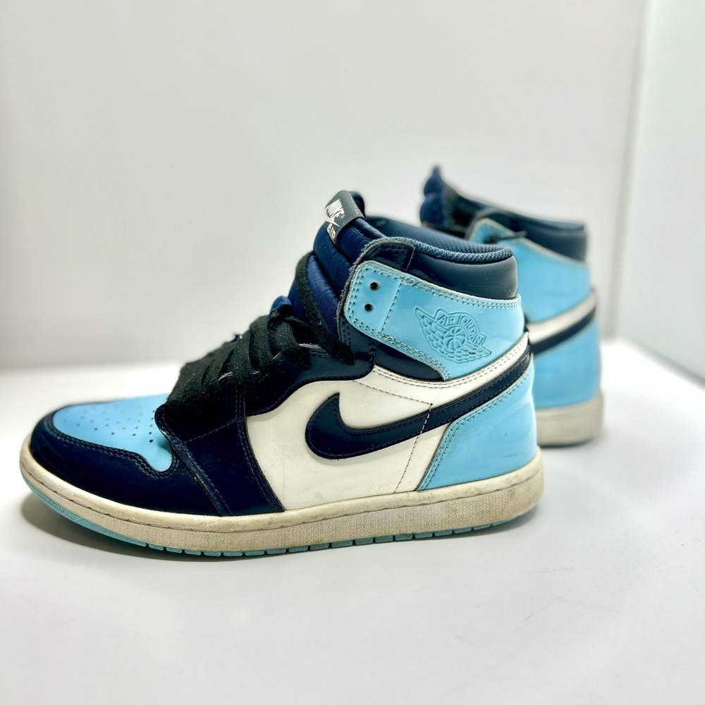 Rare Women's Nike Air Jordan 1 Retro High OG "Blue Chill" Sz 8